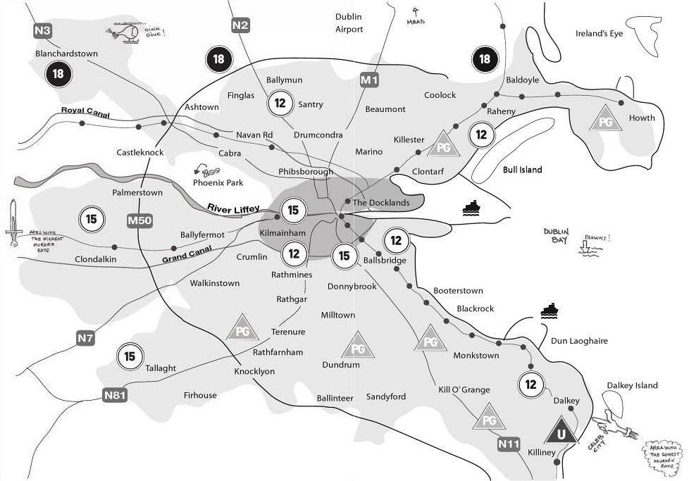 Dublin map